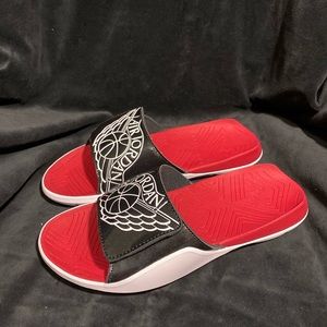 Jordan hydro 7 slide ‘Black/Gym Red’